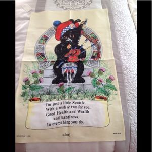 Scottish themed dish towels 30"x18 1/2" NWT